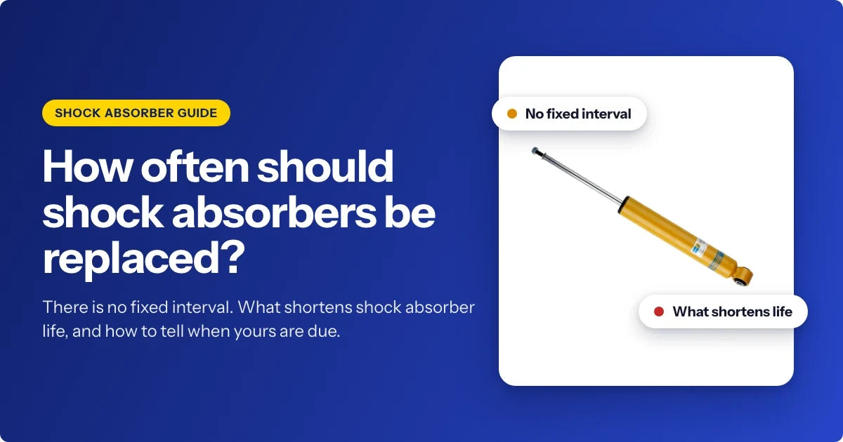 How often should shock absorbers be replaced?