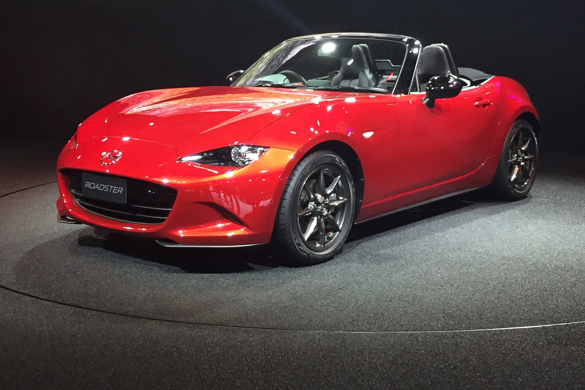 Mazda MX-5 ND roadster in red
